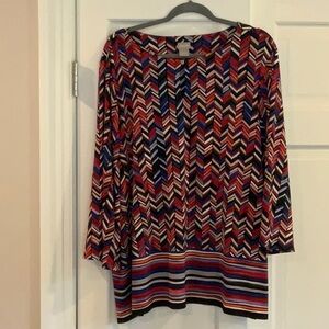 Chico’s size 4 XXL 2X blouse tunic